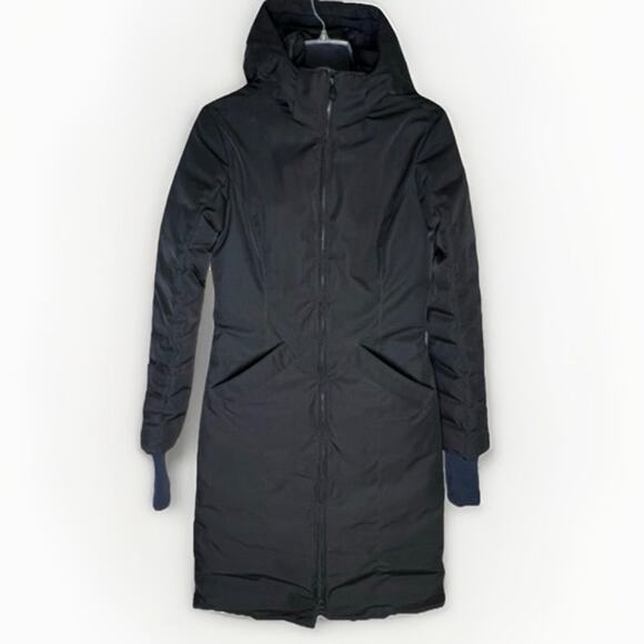 Canada Goose Elrose Down Parka Puffer in Black  Sz XS - Picture 2 of 11